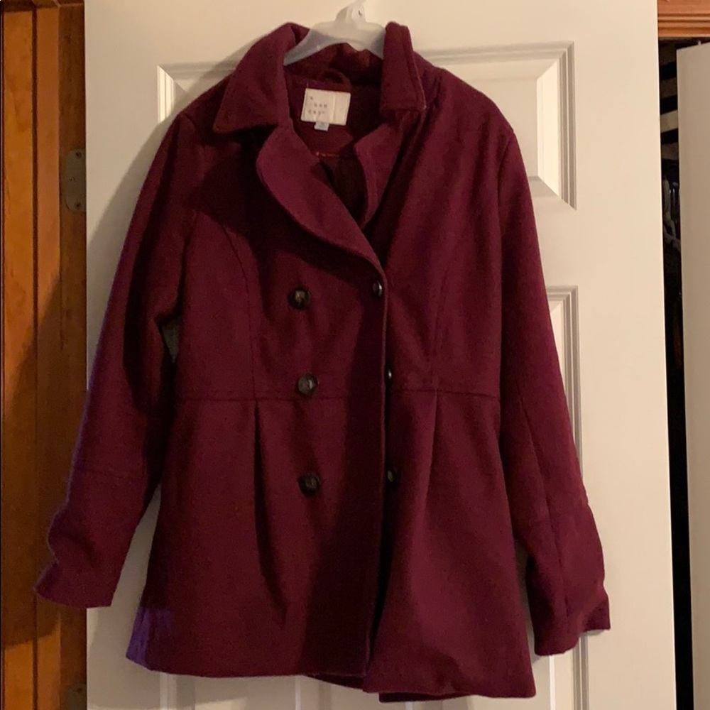 Flared Pea Coat